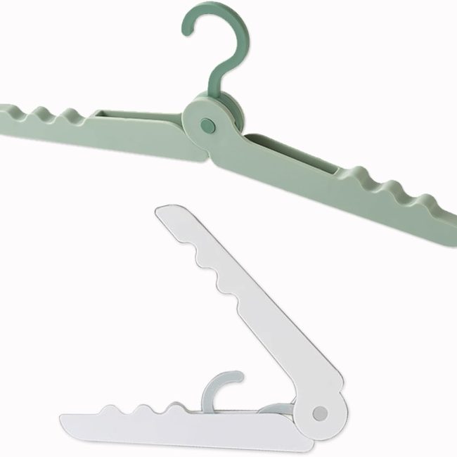 Travel Hangers Foldable Plastic Hangers Portable Travel Hangers Folding Clothes Hangers Outdoor Hangers Clothes for Travel
